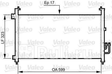 814333 - Радиатор кондиционера (VALEO) Honda Civic 5D (2005-2011) для Honda Civic 5D (2005-2011), VALEO, 814333