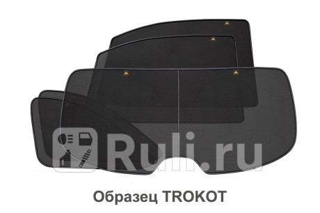 TR0551-09 - Каркасные шторки на заднюю полусферу (TROKOT) Nissan Almera N16 дорестайлинг (2000-2003) для Nissan Almera N16 дорестайлинг (2000-2003), TROKOT, TR0551-09
