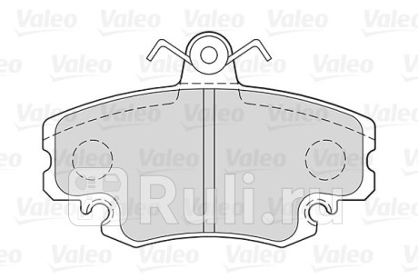 301002 - Колодки тормозные дисковые передние (VALEO) Renault Logan 2 (2013-2018) для Renault Logan 2 (2013-2018), VALEO, 301002