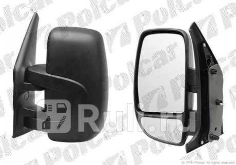6042511M - Зеркало левое (Polcar) Renault Master (2003-2010) для Renault Master (2003-2010), Polcar, 6042511M