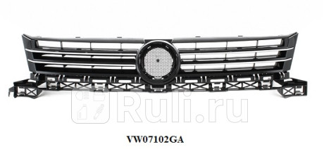 VG07102GA - Решетка радиатора (TYG) Volkswagen Touran (2010-2015) для Volkswagen Touran 2 (2010-2015), TYG, VG07102GA