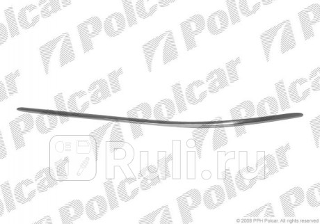 502507-6 - Молдинг переднего бампера правый (Polcar) Mercedes W220 (1998-2002) для Mercedes W220 (1998-2005), Polcar, 502507-6