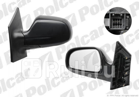 4035524M - Зеркало правое (Polcar) Hyundai Matrix (2001-2005) для Hyundai Matrix (2001-2008), Polcar, 4035524M