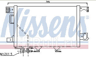 94794 - Радиатор кондиционера (NISSENS) Mercedes W203 (2004-) для Mercedes W203 (2000-2008), NISSENS, 94794