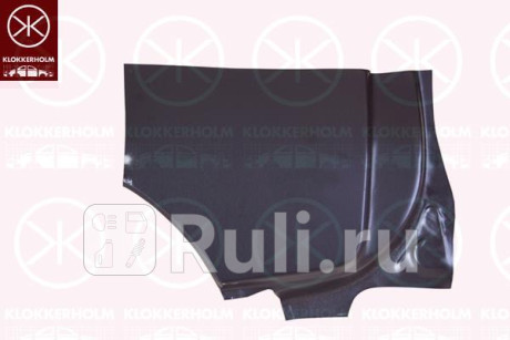5089602 - Ремонтная арка крыла правая задняя (KLOKKERHOLM) Renault Trafic (2001-2014) для Renault Trafic (2001-2014), KLOKKERHOLM, 5089602
