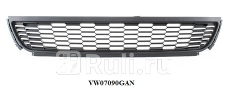 VG07090GA - Решетка переднего бампера (TYG) Volkswagen Polo хетчбэк (2010-2014) для Volkswagen Polo (2010-2014) хэтчбек, TYG, VG07090GA