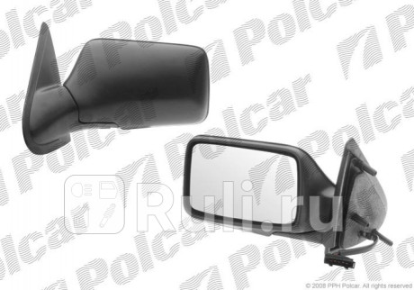 9538524E - Зеркало правое (Polcar) Volkswagen Golf 3 (1991-2000) для Volkswagen Golf 3 (1991-2000), Polcar, 9538524E