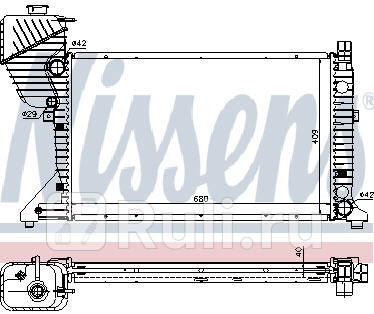 62519A - Радиатор охлаждения (NISSENS) Mercedes Sprinter 901-905 рестайлинг (2000-2005) для Mercedes Sprinter 901-905 (2000-2006) рестайлинг, NISSENS, 62519A