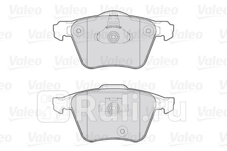 301657 - Колодки тормозные дисковые передние (VALEO) Volvo XC90 (2002-2014) для Volvo XC90 (2002-2014), VALEO, 301657
