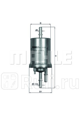 KL156/3 - Фильтр топливный (KNECHT) Skoda Rapid (2012-2020) для Skoda Rapid (2012-2020), KNECHT, KL156/3