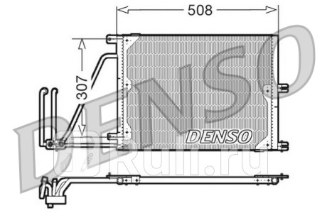 DCN20030 - Радиатор кондиционера (DENSO) Opel Vectra B (1995-2002) для Opel Vectra B (1995-2002), DENSO, DCN20030