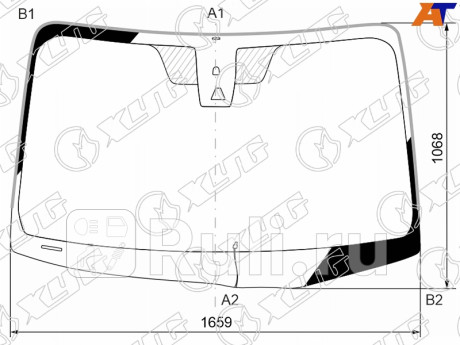 FW04889 LFW/H/X - Лобовое стекло (XYG) Toyota Sienna 3 (2018-2020) для Toyota Sienna 3 (2010-2020), XYG, FW04889 LFW/H/X