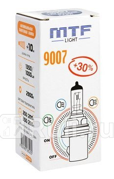 HS12B5 - Лампа HB5 (60/55W) MTF Standart 2900K +30% яркости для Автомобильные лампы, MTF, HS12B5