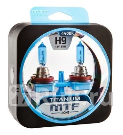 HTN1209 - Лампа H9 (65W) MTF Titanium 4400K для Автомобильные лампы, MTF, HTN1209