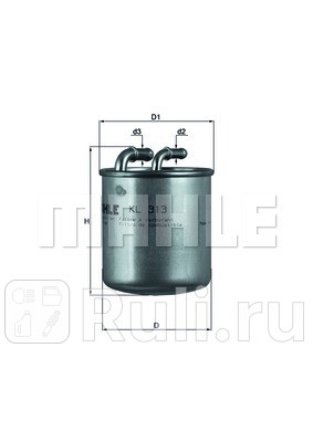 KL313 - Фильтр топливный (KNECHT) Mercedes W164 (2005-2011) для Mercedes ML W164 (2005-2011), KNECHT, KL313
