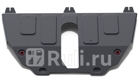 111.02743.1 - Защиты картера+кпп (комплект) (АвтоБроня) Jeep Renegade (2014-2020) для Jeep Renegade (2014-2021), АвтоБроня, 111.02743.1