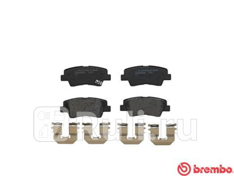 P 30 047 - Колодки тормозные дисковые задние (BREMBO) Hyundai Veloster (2011-2017) для Hyundai Veloster (2011-2017), BREMBO, P 30 047