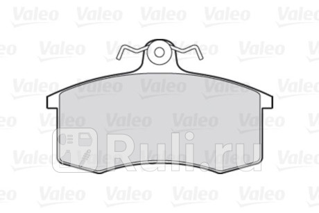 301406 - Колодки тормозные дисковые передние (VALEO) Lada Granta (2011-2018) для Lada Granta (2011-2018), VALEO, 301406
