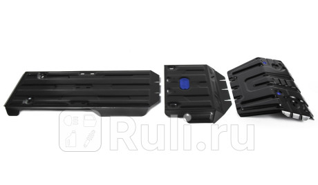 K111.9516.1 - Защиты радиатора+картера+кпп+раздаточной коробки (комплект) (RIVAL) Lexus GX 460 (2009-2020) для Lexus GX 460 (2009-2021), RIVAL, K111.9516.1
