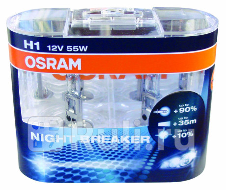 O-64150NBR - Лампа h1 (55w) osram night breaker +90% яркости (OSRAM) Выведено для Выведено, OSRAM, O-64150NBR