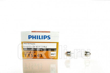 12850 CP - Лампа C15W (15W) PHILIPS 3300K для Автомобильные лампы, PHILIPS, 12850 CP
