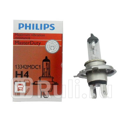 13342MD - Лампа H4 (70/75W) PHILIPS Master Duty для Автомобильные лампы, PHILIPS, 13342MD