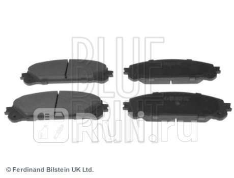 ADT342190 - Колодки тормозные дисковые передние (BLUE PRINT) Lexus NX (2014-2020) для Lexus NX (2014-2021), BLUE PRINT, ADT342190