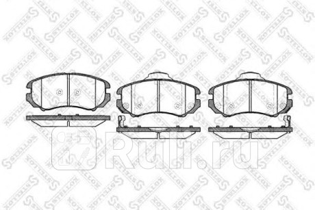 964 002B-SX - Колодки тормозные дисковые передние (STELLOX) Hyundai Sonata 6 (2009-2014) для Hyundai Sonata 6 (2009-2014), STELLOX, 964 002B-SX