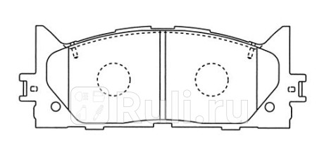 D2270 - Колодки тормозные дисковые передние (MK KASHIYAMA) Lexus ES (2006-2012) для Lexus ES (2006-2012), MK KASHIYAMA, D2270