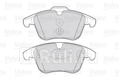 301879 - Колодки тормозные дисковые передние (VALEO) Ford Mondeo 4 рестайлинг (2010-2014) для Ford Mondeo 4 (2010-2014) рестайлинг, VALEO, 301879