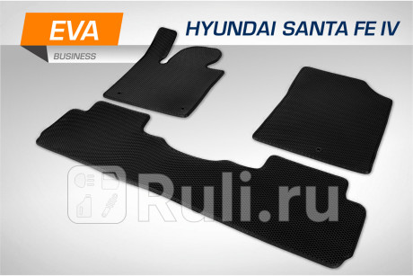 3230403 - Коврики в салон 3 шт. (AutoFlex) Hyundai Santa Fe 4 (2020-2021) для Hyundai Santa Fe 4 (2018-2021), AutoFlex, 3230403