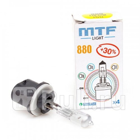 MFT-880-LL - Лампа H27 (27W) MTF Long Life для Автомобильные лампы, MTF, MFT-880-LL