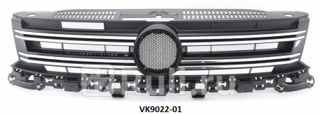 VK9022-01 - Решетка радиатора (CrossOcean) Volkswagen Tiguan (2011-2016) для Volkswagen Tiguan 1 (2011-2016) рестайлинг, CrossOcean, VK9022-01