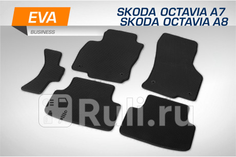 3510201 - Коврики в салон 5 шт. (AutoFlex) Skoda Octavia A7 (2013-2020) для Skoda Octavia A7 (2013-2020), AutoFlex, 3510201