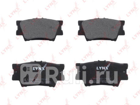BD-7532 - Колодки тормозные дисковые задние (LYNXAUTO) Toyota Camry 40 рестайлинг (2009-2011) для Toyota Camry V40 (2009-2011) рестайлинг, LYNXAUTO, BD-7532