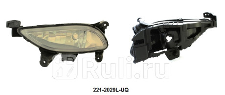 221-2029L-UQ - Противотуманная фара левая (DEPO) Hyundai Sonata 6 (2009-2014) для Hyundai Sonata 6 (2009-2014), DEPO, 221-2029L-UQ