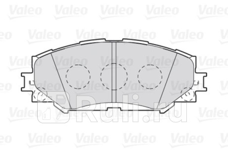 301943 - Колодки тормозные дисковые передние (VALEO) Toyota Corolla 180 (2014-2016) для Toyota Corolla 180 (2014-2016), VALEO, 301943
