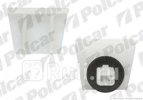 381807-7 - Крепление переднего бампера левое/правое (1 шт.) (Polcar) Honda Civic EK дорестайлинг (1995-1998) для Honda Civic EK (1995-1998) дорестайтинг, Polcar, 381807-7