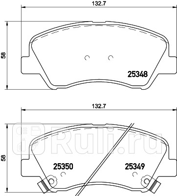 NP6041 - Колодки тормозные дисковые передние (NISSHINBO) Hyundai Veloster (2011-2017) для Hyundai Veloster (2011-2017), NISSHINBO, NP6041