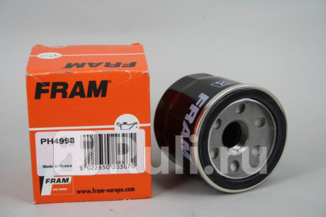 PH4998 - Фильтр масляный (FRAM) Nissan Murano Z51 (2007-2015) для Nissan Murano Z51 (2007-2015), FRAM, PH4998