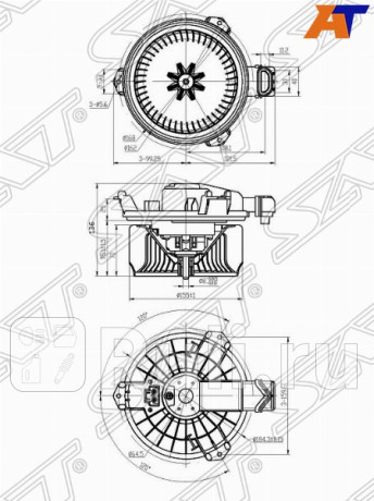 ST-87103-42090 - Мотор печки (SAT) Toyota Rav4 (2005-2014) для Toyota Rav4 (2005-2010), SAT, ST-87103-42090
