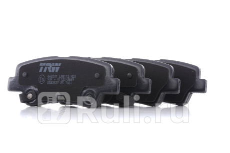 GDB3537 - Колодки тормозные дисковые задние (TRW) Hyundai ix35 (2013-2015) для Hyundai ix35 (2013-2015) рестайлинг, TRW, GDB3537