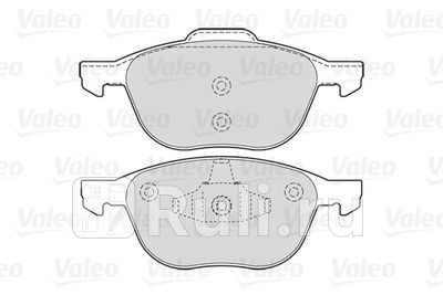 301649 - Колодки тормозные дисковые передние (VALEO) Ford Kuga 1 (2008-2012) для Ford Kuga 1 (2008-2012), VALEO, 301649