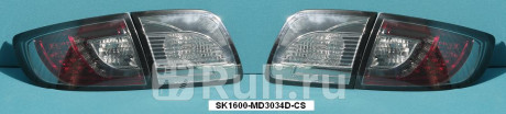 SK1600-MD3034D-CS - Тюнинг-фонари (комплект) в крыло и в крышку багажника (SONAR) Mazda 3 BK седан (2003-2009) для Mazda 3 BK (2003-2009) седан, SONAR, SK1600-MD3034D-CS
