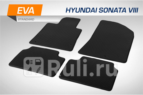 6230501 - Коврики в салон 4 шт. (AutoFlex) Hyundai Sonata 8 (2018-2021) для Hyundai Sonata 8 (2018-2021), AutoFlex, 6230501