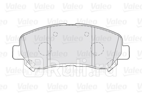 301067 - Колодки тормозные дисковые передние (VALEO) Nissan Qashqai j11 (2013-2021) для Nissan Qashqai J11 (2013-2021), VALEO, 301067