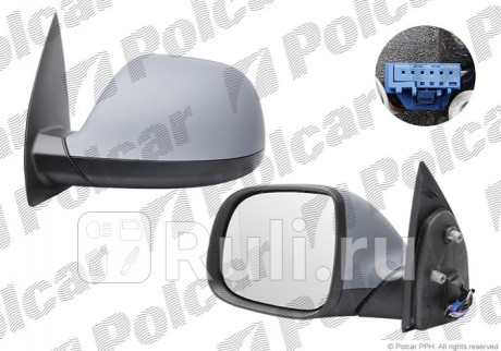 95P1513M - Зеркало левое (Polcar) Volkswagen Amarok (2010-2021) для Volkswagen Amarok (2010-2021), Polcar, 95P1513M