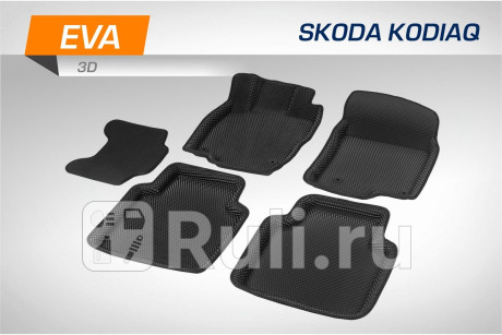 2510301 - 3d коврики в салон 5 шт. (AutoFlex) Skoda Kodiaq (2016-2021) для Skoda Kodiaq (2016-2021), AutoFlex, 2510301
