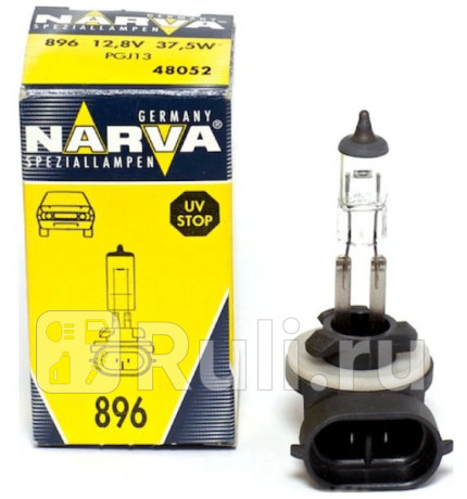 48052 C1 - Лампа H27 (37,5W) NARVA 3300K для Автомобильные лампы, NARVA, 48052 C1