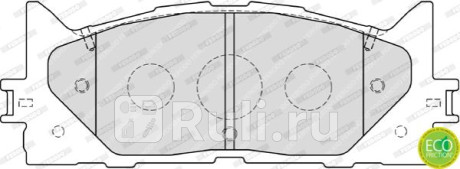 FDB1991 - Колодки тормозные дисковые передние (FERODO) Lexus ES 250 (2012-2018) для Lexus ES 250 (2012-2018), FERODO, FDB1991